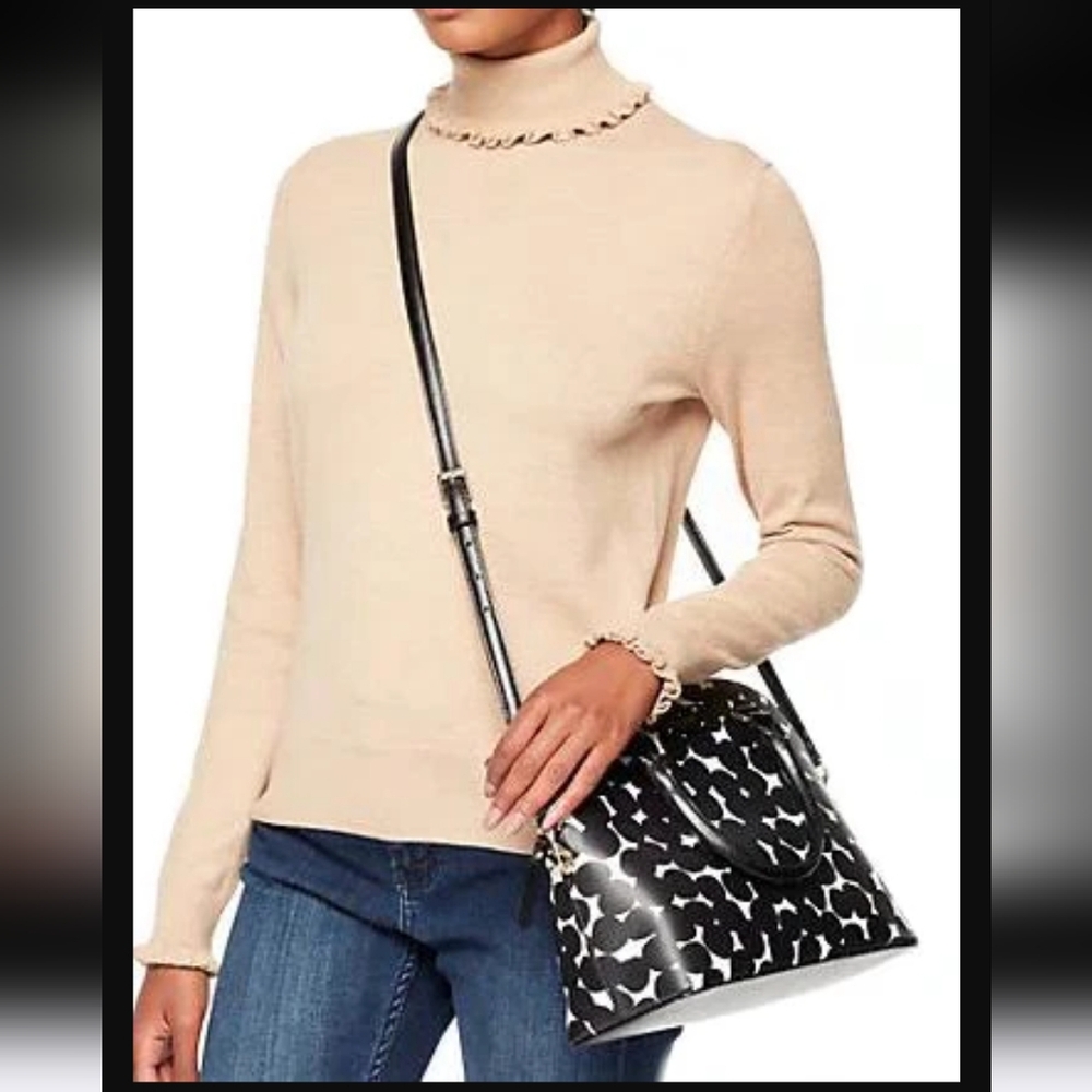 ⭐️Kate Spade New York Grove Street Printed Dot Carli Satchel - Picture 4 of 12